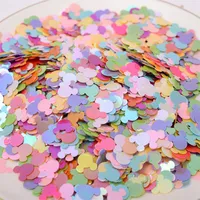 500 g flerf￤rgad holografisk mushuvud spangla glitter konfetti f￶r nagelformad hantverk l￶st2829