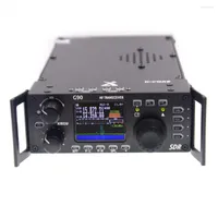 Walkie Talkie Xiegu G90 0.5-30MHz HF Amateur Radio 20W SSB CW AM FM SDR Structure With Built-in Auto Antenna Tuner Transceiver