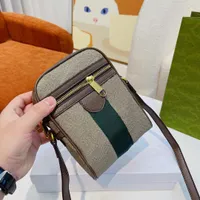Women Canvas Leather Shoulder Bags Cell Phone Messenger Crossbody Bags Purse Designers Handbags Wallet