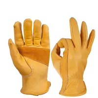 Guanti locomotivi guanti in pelle motociclette uomini retr￲ caldi uomini ary-impermeate in pelle guanti resistenti al freddo 2724