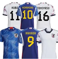 22 23 Japońska koszulka piłkarska Endo Kubo Ito Mitoma Minamino Yoshida Sakai Kamada Tomiyasu Itakura Doan Suit męski zestaw do szwu dziecięcego