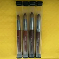 New Supernova Top Grade Wood Handle 8# Acrylic Nail Art Brush Set Painting Design Pen Nail Tips Tool238k