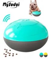 متعددة الوظائف IQ علاج الصرير Flying Discs Dog Interactive Toys Games Thew Toy Dispenser Jouet Chien Y11256597511