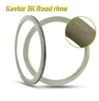 Kevlar 3K Carbon Wheel Road Bike RIM 3035384045555607580mm profondità 26 mm larghezza 700c freno a disco 700c di bue di carbonio personalizzato 29402007