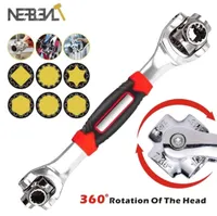 360 Degree Multipurpose Tiger Wrench 8 in 1 Tools Socket Works Universal Ratchet Spline Bolts Torx Sleeve Rotation Hand Tools 21113904405