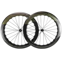 Glorry Gold Princeton 6560 CLINCHER CARBON ROAD ROUALES ROUILES BICYCLE RACKET WHEELSET AVEC R13 HUBS 6 HOSCENTER LOCK9560846