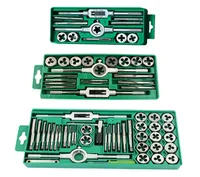 metric system tap and die combo set hand tools tapping wrench die setter suit 122040pcs fast speed hole fine thread4431178