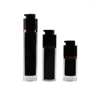 Storage Bottles 50Pcs 15ml 30ml 50ml Plastic Portable Airless Bottle Cosmetic Treatment Pump Travel Empty Container Perfume SN1139