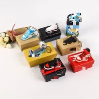 Shoe model 3D key chain creative basketball key chain mini basketball shoes backpack pendant personalized gift ornaments