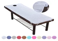 Miękki masaż poliestrowy arkusz łóżka elastyczne spa leczenie do relaksacyjnego przedprzestrzennego artykułu z otworami Salon Couch 2206295860376