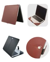 PU lederen laptopkoffers voor MacBook Air 111315 Pro vouwen beschermende kastbescherming cover 133quot 14quot 154quot 1569130995