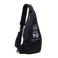 Y-3 Black Crossbody Bag Knight Signature Models Yohj I Men and Women br￶stv￤ska axel ryggs￤ck1804