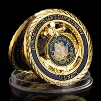 Biliboys Estados Unidos Desafío de la Marina de la Marina USN Monedas conmemorativas Departamento de Souvenirs and Gifts