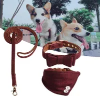 Appareils pour chiens 3pcSet Protal Collar Leash Migh Medd Large Rope Set Pet Advable Vintage Style4214331