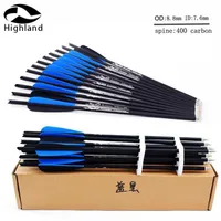 12PCS 16 17 18 20 spine 400 Crossbow Bolt Arrows Carbon Arrow For Crossbow Hunting and Shooting 220115256B