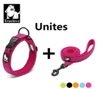Truelove Easy on Pet Dog Collar and Leash Set Nylon Adevalabele Clip Training Dog Training Leash Reflective Pet Supplies Drop 2014941696