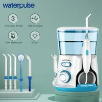 Cepillo de dientes Waterpluse Water Flosser Tingle Cleaner Dental Oral Riego Use de 800 ml Riego para el hogar Pick Water Pick Jet 230220