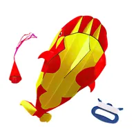 US Warehouse 3D Kite volant ￩norme sans cadre en parafoil doux Dolphin Breeze Kite Kids Toys Gift Party Supplies BaxBVWFXQM