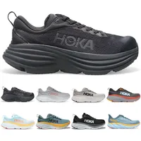 HOKA Shoe Bondi 8 Sneaker da corsa atletica Hokas Clifton 8 Carbon X 2 Kawana Challenger on Cloud Blue Fognog Meshing di sabbia che sposta a proficua