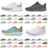 2023 Harbor running shoes men womens hoka bondi 8 Clifton Triple White black Mist Summer Song Blue Lunar Rock runner mens sports sneakers trainers size 36-45