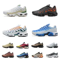 Tn Plus Running Shoes Mens Max Tn Triple Black Tan White Sail Gradient Pink Teal Volt Persian Violet Royal Blue Grape Air Chaussures Requin Trainers Outdoor Sneakers