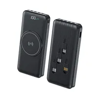 Wireless Qi Charger 20000mah Power Bank Adapter Fast Charging لـ Samsung Notes8 Xiaomi مع صندوق البيع بالتجزئة