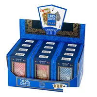 Gry karciane Pvc Poker karty Wodoodporne Texas Holdem granie w czarny jack plastikowy plan gier Kreatywny prezent upuszczalny