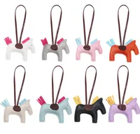 Sacca per cavalli da cavallo di pelle vera elimina Key Rings Keychain Ornament classico di Pony Classic Borse di alta qualità.