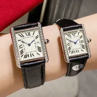 Fine Mens Watch Swiss Quartz Bewegung Uhren Damen Armbandwatch Waterd 33,7 x 25,5 mm 29,5 x 22 mm Montre de Luxe