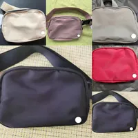 LU women Outdoor Bags Fanny Pack Women Purses Pocket Chest Bags Travel Beach Phone Stuff Sacks Handbags Running Waist Bag Waterproof Adjustable