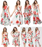 Kadınlar iki parça elbise bayan moda bahar yaz çiçek baskılı uzun elbiseler kadın takım elbise seti ince desgin zarif şekil güneş elbiseleri