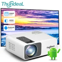 프로젝터 Thundeal Full HD Projector 1080P 2K 4K 비디오 LED 3D 휴대용 프로젝터 TD93PRO 미니 WiFi Android 홈 시어터 TD93 Pro Beamer 230220