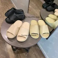 2021 Top Runner Luxury Designers Slipper Slide Sandals Shoes Mens enflame Orange Triple Black White Bone Resin
