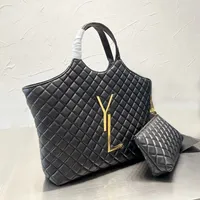 İcare maxi çanta lüks tasarımcı çanta çanta kadınlar tote çanta debriyaj deri haberci siyah püsküller loulou crossbody büyük kılıf moda omuz çantası çanta