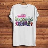 Camisetas masculinas Jokers habituales 2023 Camisa divertida Hombres Summer blanco Manga corta Camiseta Homme Camiseta de Streetwear Unisex Hipster