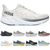 Hoka Hokas Bondi Clifton 8 Running Shoes Designer Casual Mens Womens Shoe Black Plate Trainers Sneakers