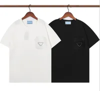 고급 티셔츠 여름 남성 여성 짧은 슬리브 패션 티 순수 면화 고품질 프라드 셔츠 레저 클래식 패턴 크기 S-XXL