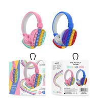 New Decompression 5 0 Goston Stereo Headset Creative Sile Pop Su Bubble Fiet Toys Luminou Large Simpl Toy for Kid241A