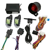 Car Vehicle Security Paging Car Alarm 2 Way LCD Sensor Remote Engine Start System Kit Automatic Car Burglar Alarm System 501273z