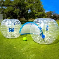 Tampon Top Zorb Ball Şişirilebilir Oyuncaklar Açık Oyun Oyun Kabarcık Topu Futbol Kabarcık Futbolu 1 2 M 1 5 M 1 8 M PVC Malzemeler227i
