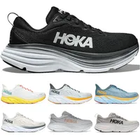 Hoka Running Shoes Designer Hokas Bondi 8 Clifton Carbon X2 MENS DONNE ALLE SUGGERIMENTI Summer Canzone Black White Landscape Sneakers Sneaker Outdoor Jogging 36-45