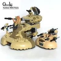 MOC-10371 AAT Tank MOC Building Blocks Bricks DIY Toys for children Game Weapon Weapon Model Compatible with Star Plan Wars X0102203w
