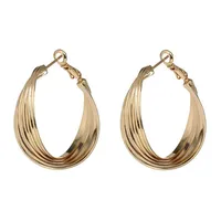 Hoop Huggie Golden Golden Big Round Earring for Women Classic Eor Rings Shell Pattern Hoops Womens Gift Fine Jewelry 전체 2021272f