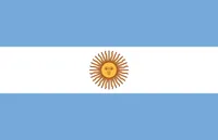 3x5fts 90x150cm لافتة البوليستر الأرجنتين للبوليستر للديكور الداخلي في الهواء الطلق بالجملة بالجملة