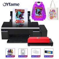 Oyfame A4 DTF -Drucker Impresora L805 Transfer für Kleidung Jeans Hoodies Drucken T -Shirt -Druckmaschine