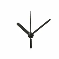 50Sets Relógio curto Mãos de relógio DIY preto para parede Small Watch Office Desk, quarto da decoração de alarme infantil