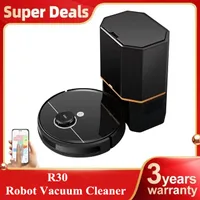 R30 Robot Vacuum Cleaner, AutoTomty Station, Laser Lidar, 6500Pa Sug,