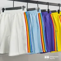 Higher Version Summer Beach Pants Men Women Shorts Designer pants Classic Striped Loose Sweatpants Lovers Casual shorts 8941