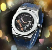 Tutti gli orologi Full Functional del crimine da uomo premium da uomo 42 mm movimenti per orologio per orologio per orologio da maschio e elastico in vetro orologio da polso vetro Montre de Luxe Gifts