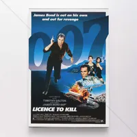 Licence to Kill 007 Movie Paintings Art Film Print Silk Poster Home Wall Decor 60x90cm